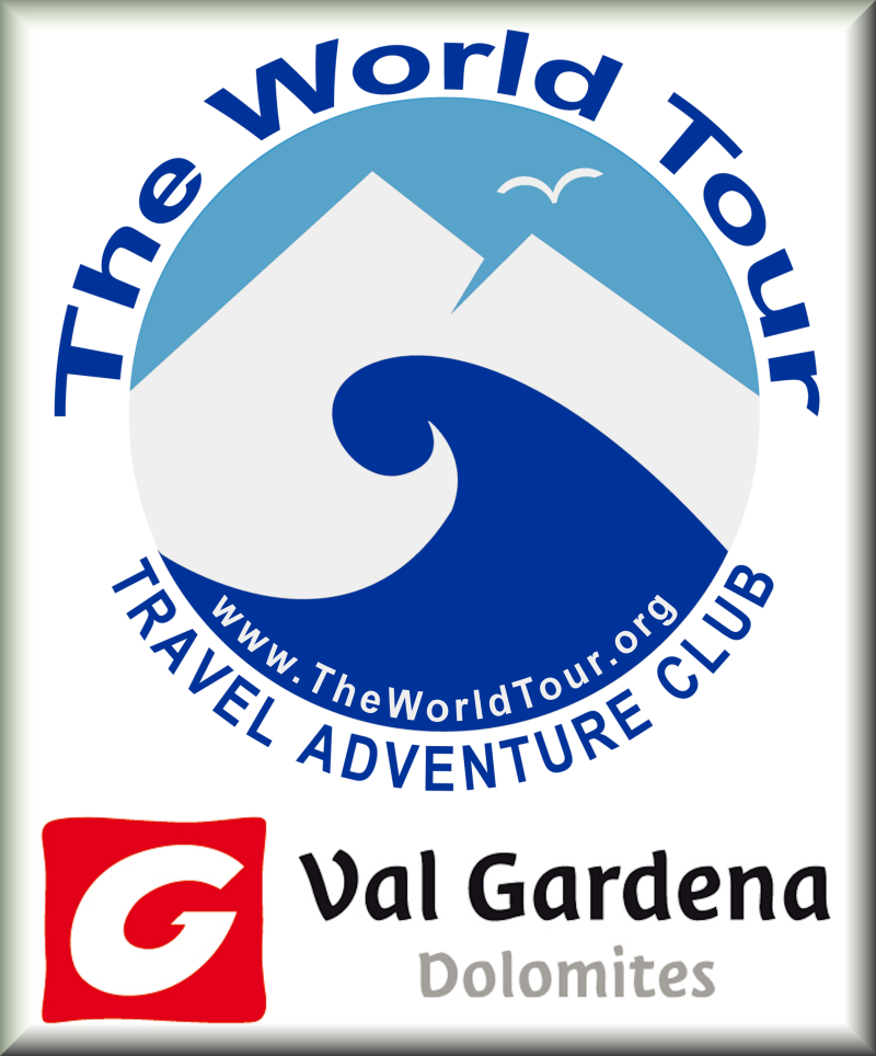 Val Gardena Dolomites ski destination logo