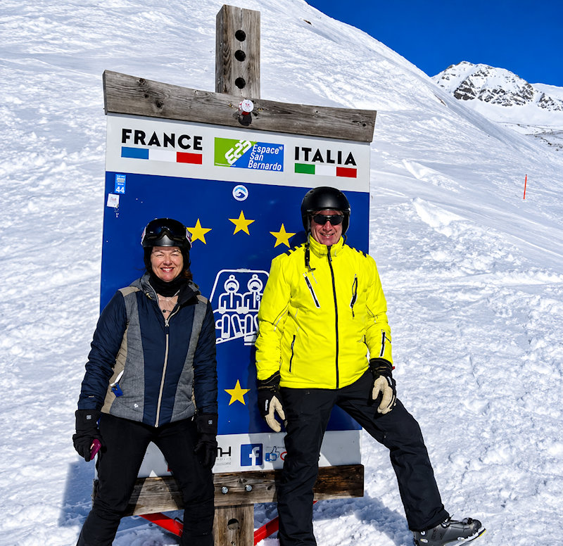 Aosta Italy ski trip: La-Thuile, Italy to La-Rosiere, France