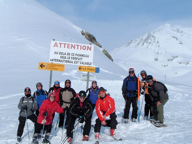 Aosta Valley between Italy and France